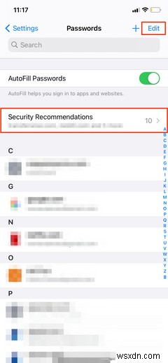 Cách lưu mật khẩu trên iPhone