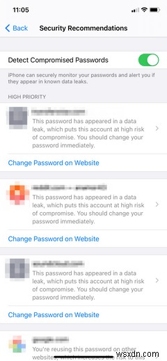 Cách lưu mật khẩu trên iPhone