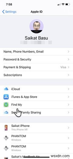 Cách tắt Find My iPhone khi bán thiết bị