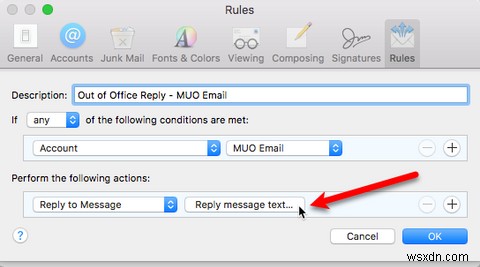Cách Thiết Lập Tự Động Trả Lời Email Nghỉ Phép Trên Mac