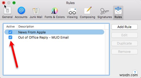 Cách Thiết Lập Tự Động Trả Lời Email Nghỉ Phép Trên Mac