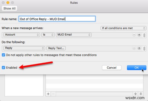Cách Thiết Lập Tự Động Trả Lời Email Nghỉ Phép Trên Mac