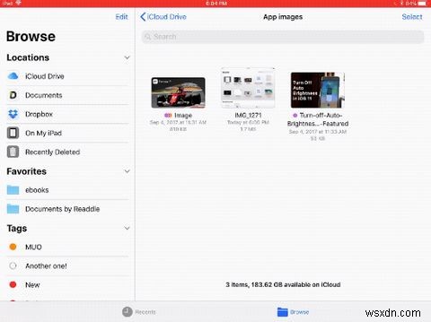 Cách Sử Dụng Ứng Dụng Files Mới Của iOS 11 Trên iPhone Và iPad
