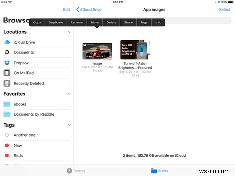 Cách Sử Dụng Ứng Dụng Files Mới Của iOS 11 Trên iPhone Và iPad