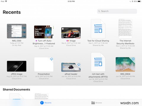 Cách Sử Dụng Ứng Dụng Files Mới Của iOS 11 Trên iPhone Và iPad