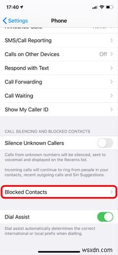 Cách bỏ chặn số điện thoại trên iPhone