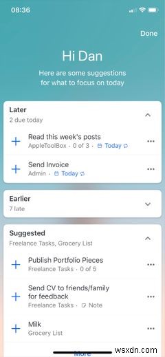 8 ứng dụng iPhone thay thế Apple Reminders tốt hơn