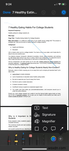 Muốn chỉnh sửa PDF trên iPhone? Cách làm bằng ứng dụng Tệp