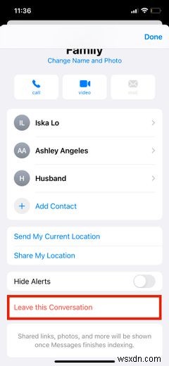 Không thể rời nhóm chat trên iPhone? Đây là giải pháp thay thế