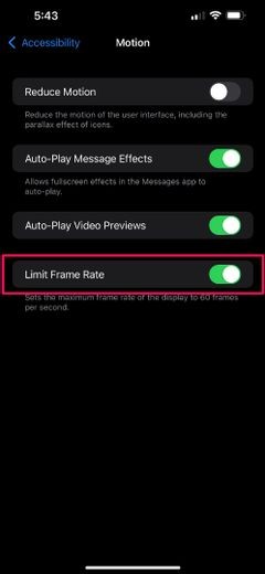 Cách tắt 120Hz trên iPhone 13 Pro và iPhone 13 Pro Max