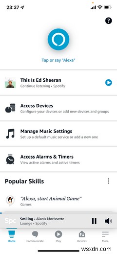 Cách sử dụng tiện ích Hỏi Alexa (Ask Alexa) trên iPhone