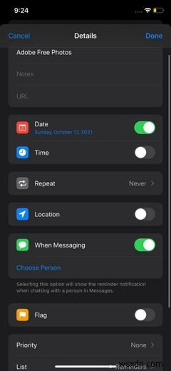 10 mẹo chính để tận dụng tối đa Apple Reminders trên iPhone