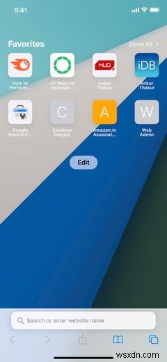 Cách thêm nền tùy chỉnh cho Safari trong iOS 15