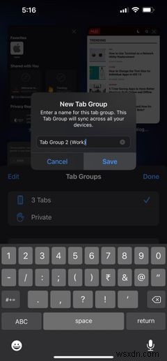 Cách sử dụng Nhóm thẻ (Tab Groups) Safari trên iOS 15 và iPadOS 15