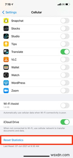 Cách kiểm tra và giảm sử dụng dữ liệu di động trên iPhone