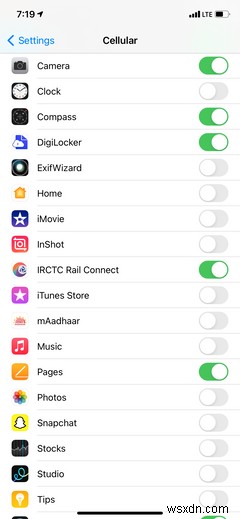 Cách kiểm tra và giảm sử dụng dữ liệu di động trên iPhone