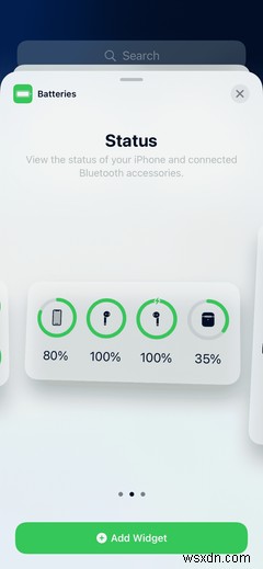 Cách xem phần trăm pin trên iPhone có Face ID