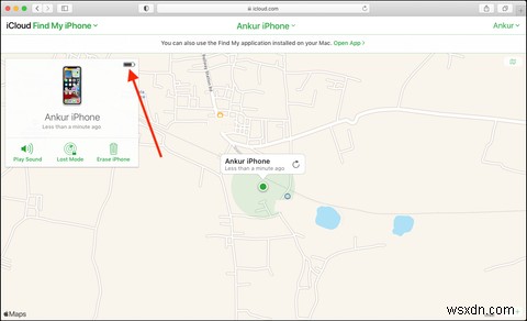 Cách xem phần trăm pin trên iPhone có Face ID