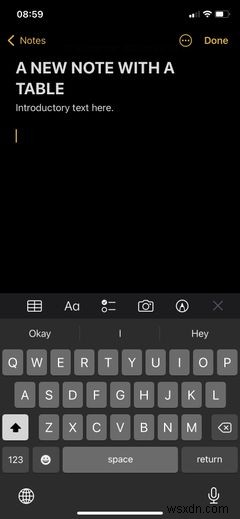 Cách tạo và định dạng bảng trong Apple Notes như chuyên gia