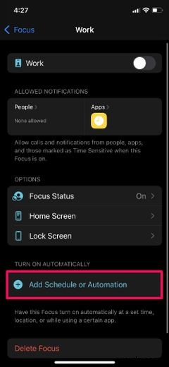 Cách thiết lập và sử dụng Chế độ tập trung (Focus Modes) trong iOS 15