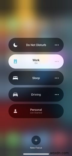 Cách thiết lập và sử dụng Chế độ tập trung (Focus Modes) trong iOS 15