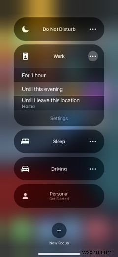Cách thiết lập và sử dụng Chế độ tập trung (Focus Modes) trong iOS 15