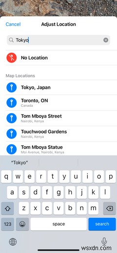 Cách điều chỉnh ngày, giờ và vị trí ảnh trên iOS 15