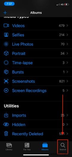 Cách tìm kiếm ảnh theo vị trí trên iPhone