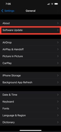 Cách kiểm tra phiên bản iOS đang chạy trên iPhone