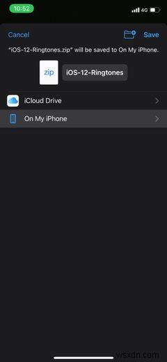 Cách mở file ZIP trên iPhone và iPad