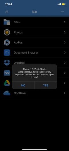 Cách mở file ZIP trên iPhone và iPad