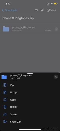 Cách mở file ZIP trên iPhone và iPad