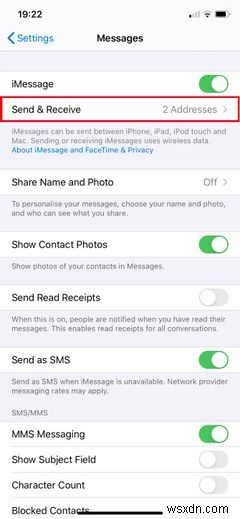 Cách khắc phục iMessage không gửi được trên iPhone