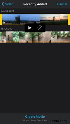 Cách ghép video trên iPhone
