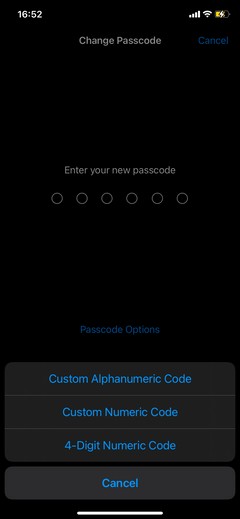 Cách đổi mã truy cập iPhone