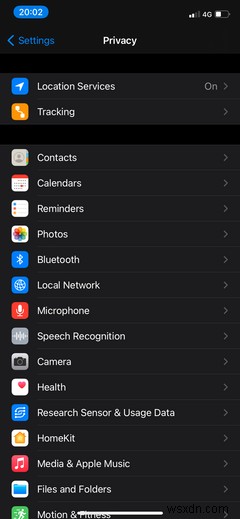 Cách tắt Dịch vụ vị trí (Location Services) trên iPhone
