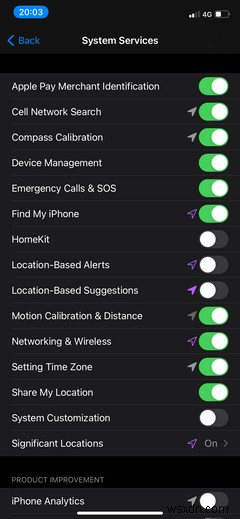 Cách tắt Dịch vụ vị trí (Location Services) trên iPhone