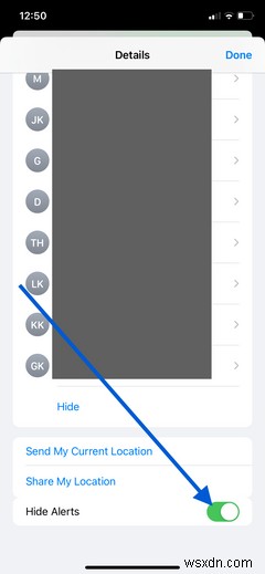 Cách rời nhóm chat trên iPhone