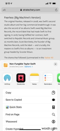 Cách tắt hàng gợi ý liên hệ trong trang chia sẻ (Share Sheet) iPhone