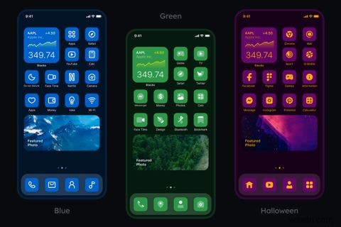 25 bộ icon ứng dụng iPhone tuyệt đẹp để tùy chỉnh màn hình chính
