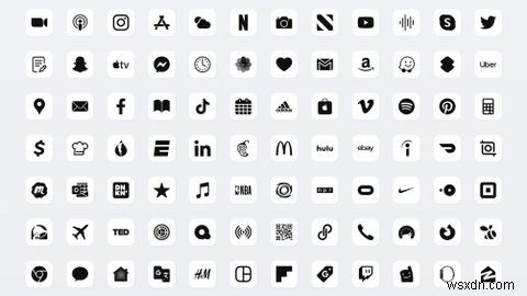 25 bộ icon ứng dụng iPhone tuyệt đẹp để tùy chỉnh màn hình chính