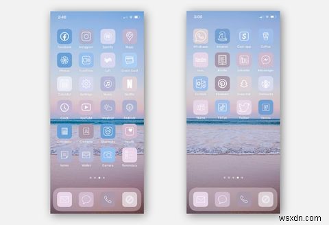 25 bộ icon ứng dụng iPhone tuyệt đẹp để tùy chỉnh màn hình chính
