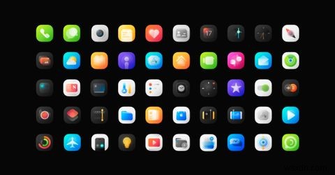 25 bộ icon ứng dụng iPhone tuyệt đẹp để tùy chỉnh màn hình chính