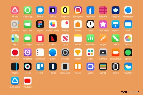 25 bộ icon ứng dụng iPhone tuyệt đẹp để tùy chỉnh màn hình chính