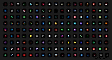 25 bộ icon ứng dụng iPhone tuyệt đẹp để tùy chỉnh màn hình chính