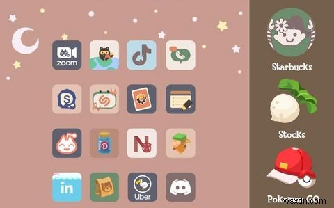 25 bộ icon ứng dụng iPhone tuyệt đẹp để tùy chỉnh màn hình chính