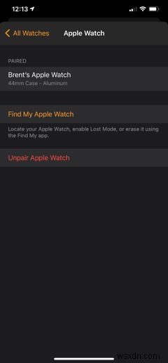 Cách quản lý Khóa kích hoạt (Activation Lock) trên Apple Watch