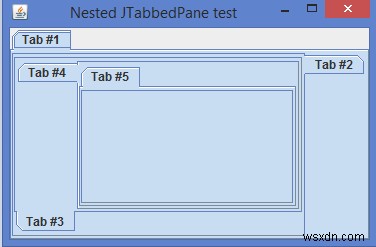 Cách chèn nhiều tab vào một JTabbedPane trong Java