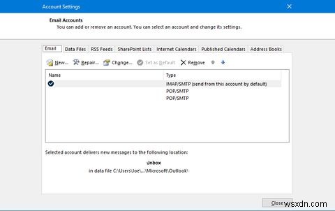 Cách thu hồi email đã gửi trong Outlook