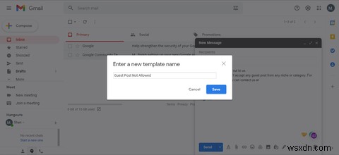 Cách kiểm soát email rác trong Gmail với Mẫu trả lời (Templates) và Bộ lọc (Filters)